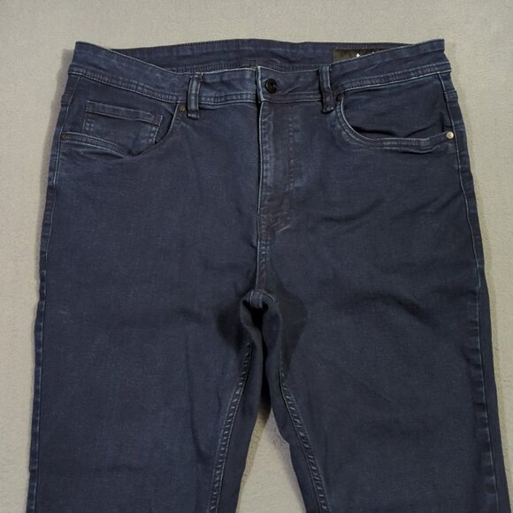 The Perfect Jean NYC Jeans Men's 36x28 Fits 36x26 Blue Slim Thick Denim - Picture 4 of 10